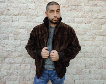 XL / Beaver bomber for men