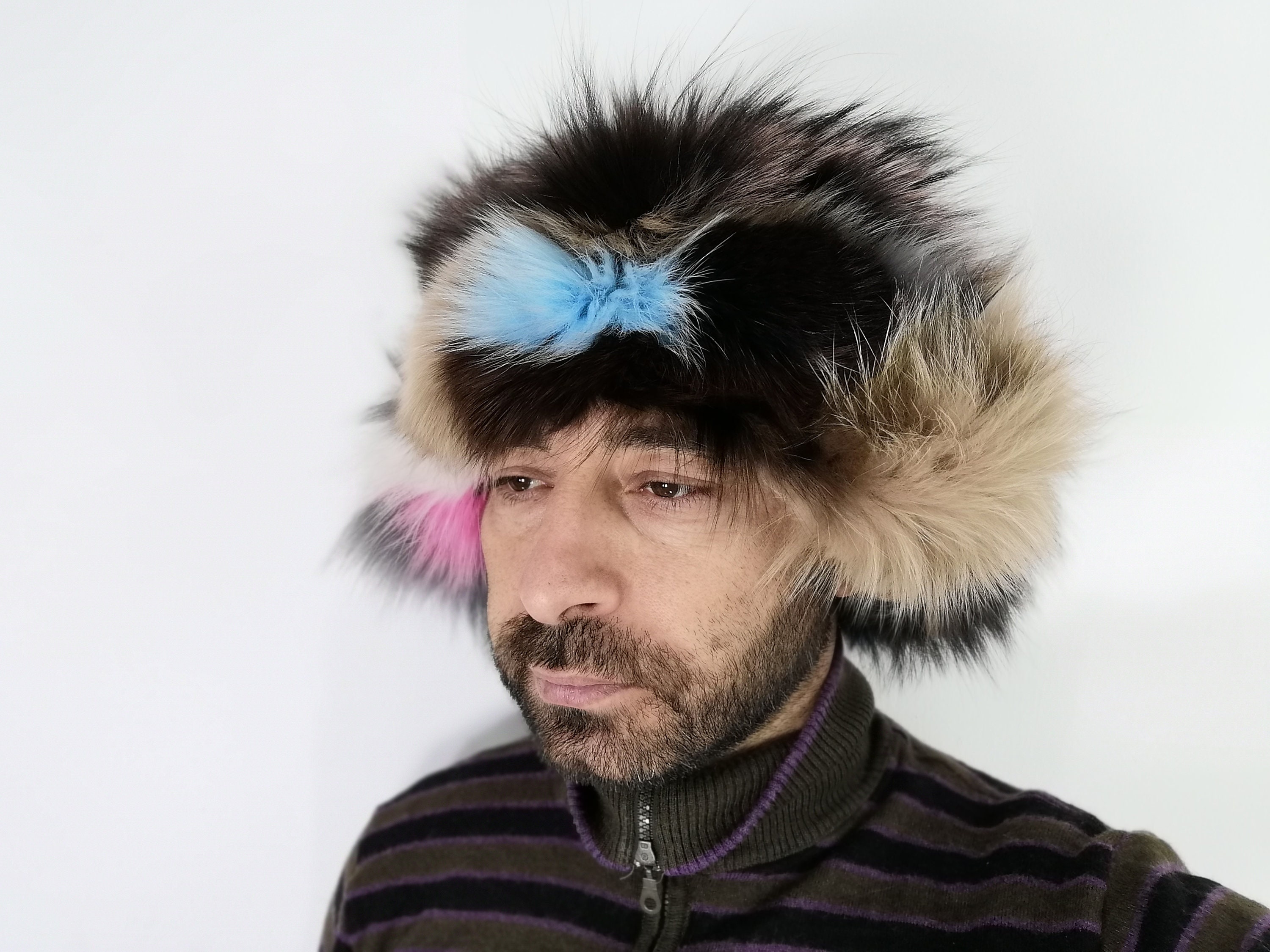 Arctic fox on sale trapper hat