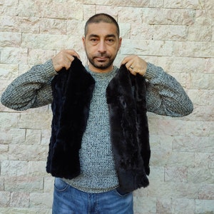 Rex rabbit fur scarf