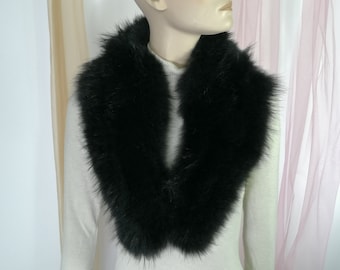 Black fox collar