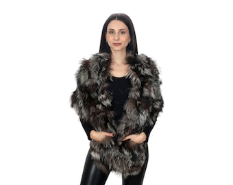 Silver fox shawl - etole