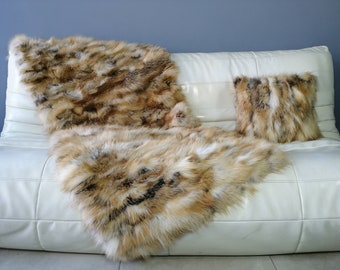 X Luxury set of blanket and pillowcase fox