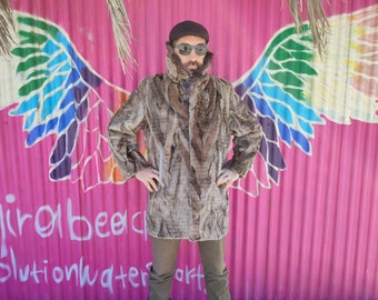 M / XXL / Beaver men coat