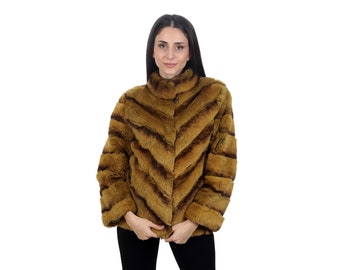 S / M / Rex rabbit jacket