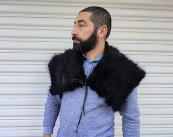 Raccoon fur wrap