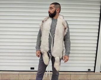 White fox wrap