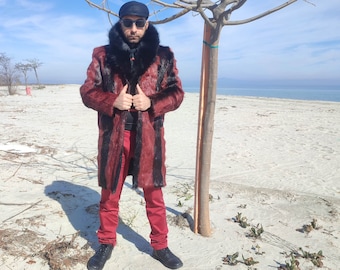 L-XL /Nutria fur for men