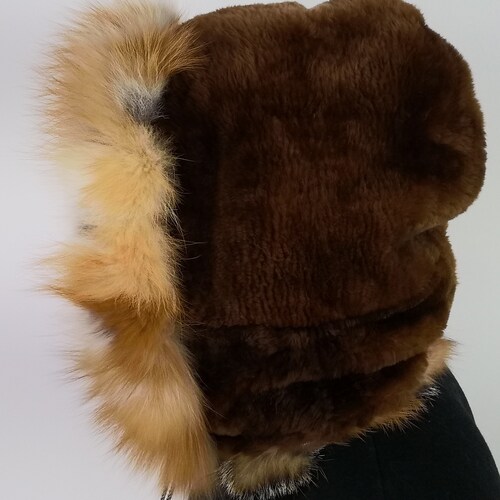 Double face shops fur hood