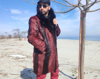 L-XL /Nutria fur for men