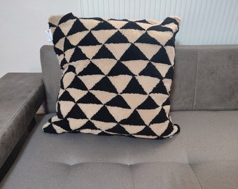 Sheepskin fur pillow cover