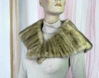 Luxury big mink collar