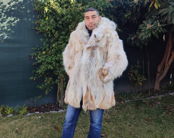 L / Coyote hooded men jacket