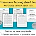 Custom Name Tracing Printable, Fine Motor Practice, Handwriting ...