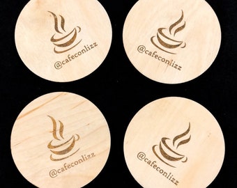 Wood Coasters - Personnalisé