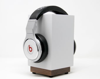 Support casque élégant - Collection Kotai - Gris clair satiné