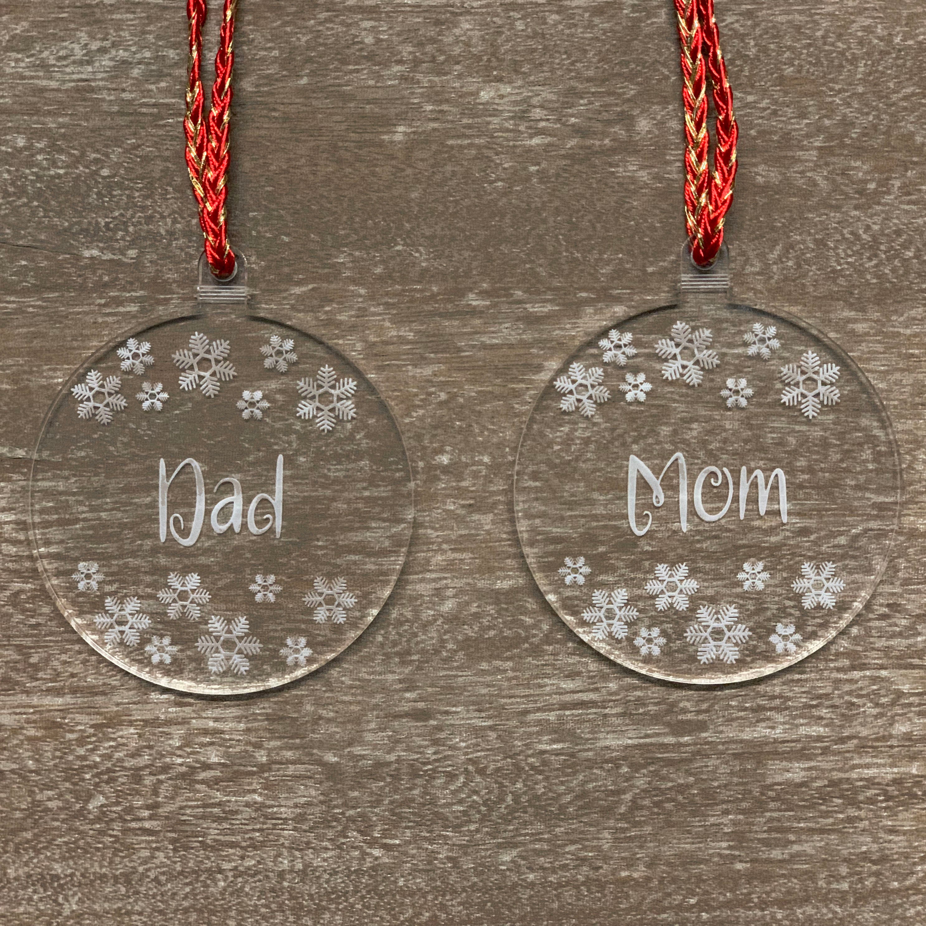 Personalized Christmas Ornament Etsy