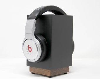 Support pour casque élégant - Collection Kotai - Noir satiné