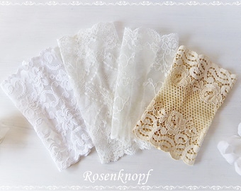 Women's arm warmers wrist warmers lace wedding white ivory vanilla cuffs gift birthday Easter Christmas