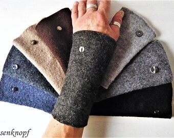 Pulse warmers men's arm warmers S M L cuffs walk black gray brown blue men gift Easter birthday Christmas