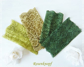 Ladies Lace Arm Warmers Wrist Warmers Wedding Kiwi Mustard Green Green Cuffs Gift Birthday Easter Christmas