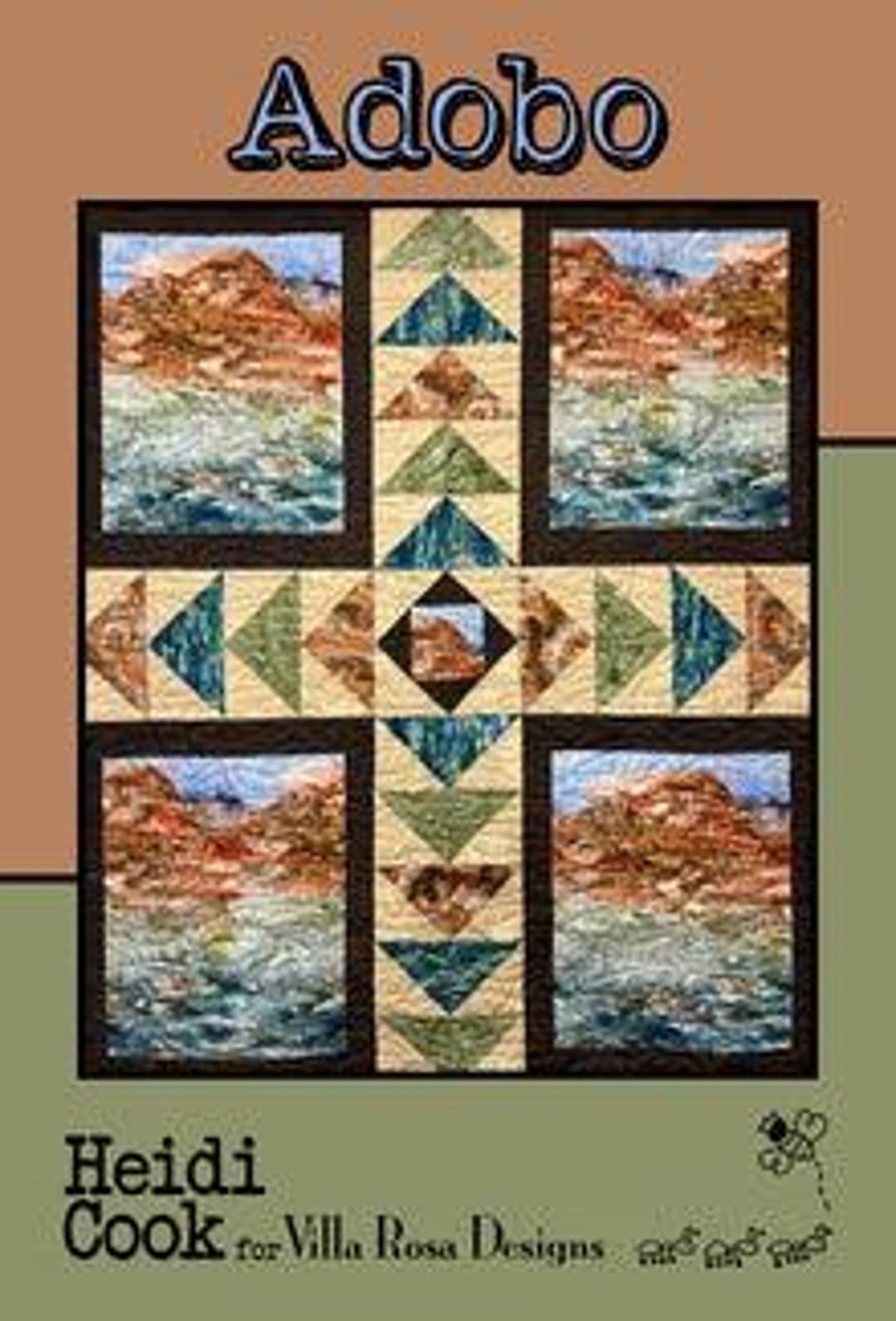Villa Rosa Pattern Card-adobo - Etsy