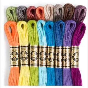 DMC Floss--Please message us your color choices when you order  - Shipping Included!