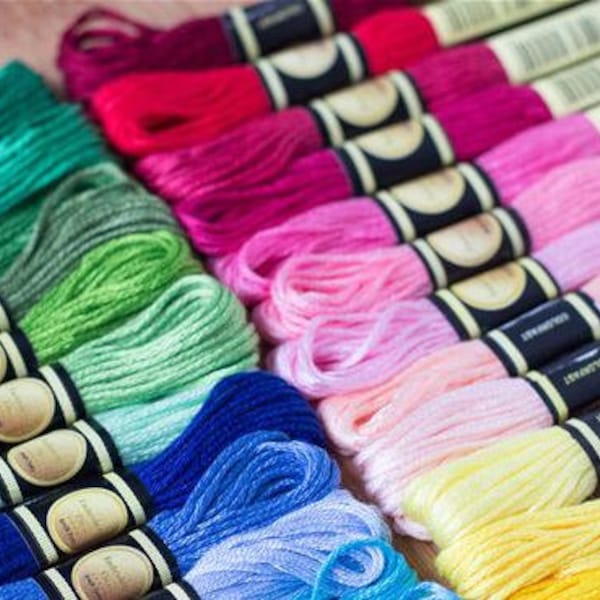 Dmc Floss Pick Colors Etsy