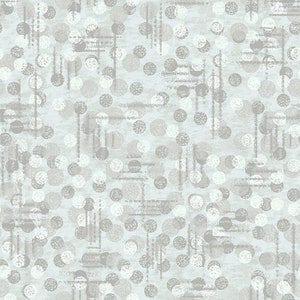 Jot Dots Fabric - Lt Gray 9570-90