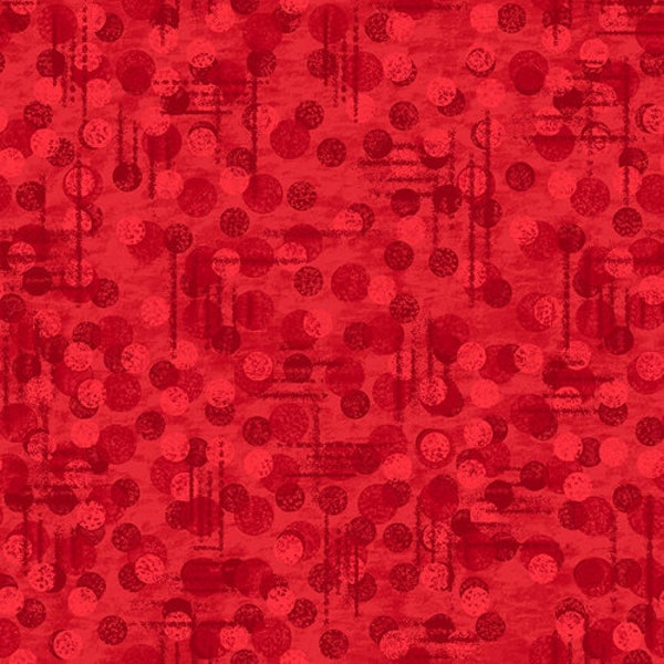 Jot Dots Fabric - Red 9570-88