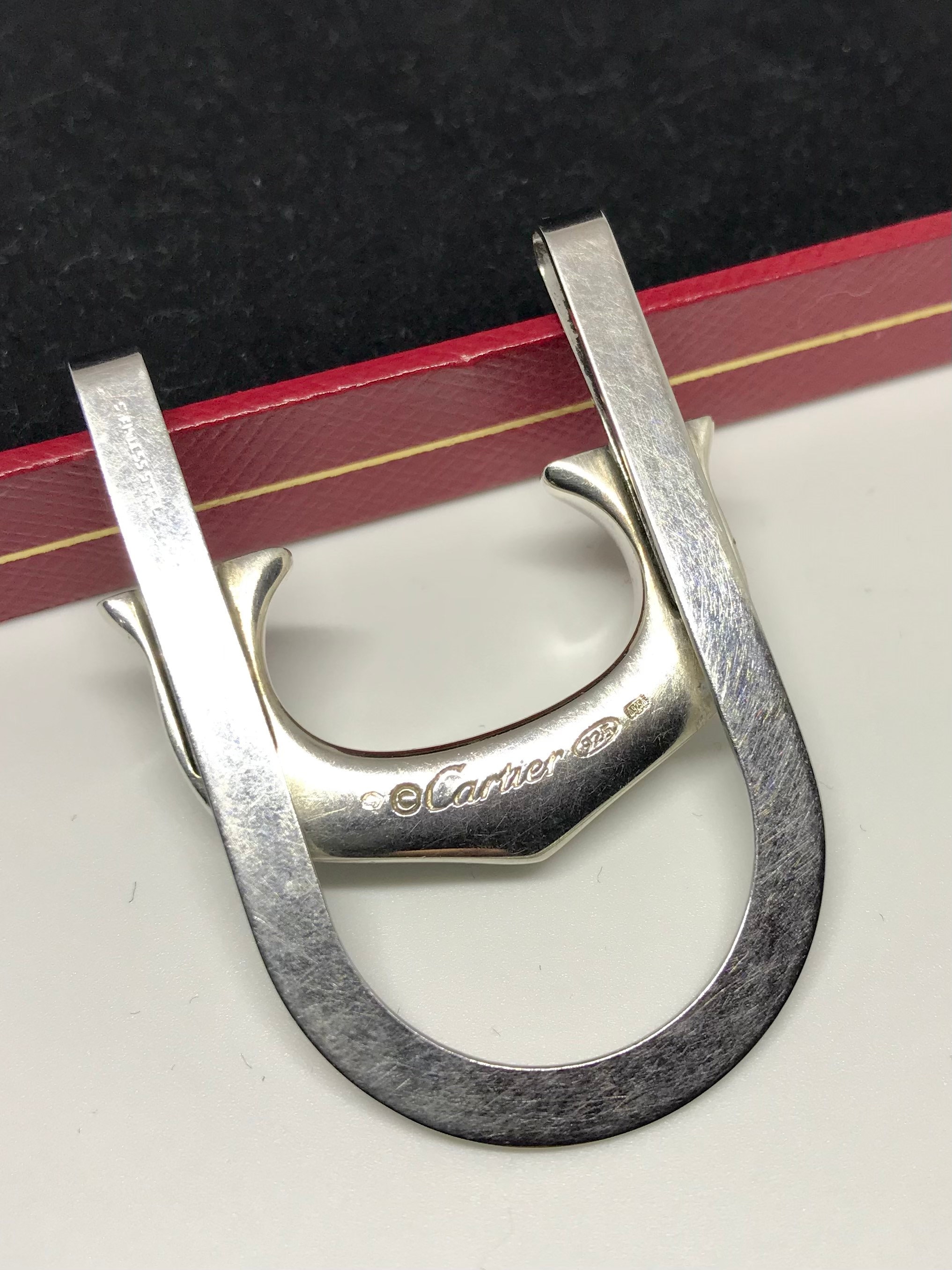 Cartier Sterling Silver Money Clip 1990s Etsy