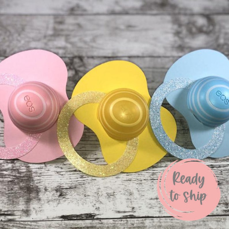 Pacifier EOS Holder Baby Shower Eos Holder Baby Shower Prize Etsy