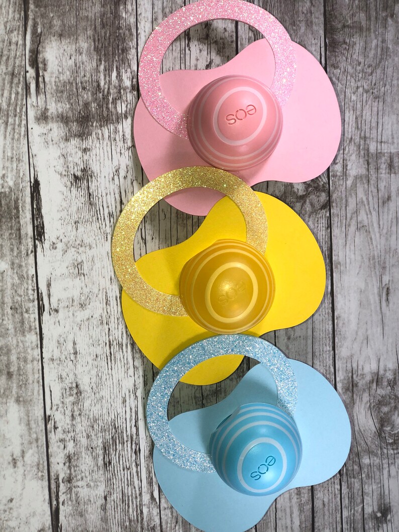 Pacifier EOS Holder Baby Shower Eos Holder Baby Shower Prize Etsy