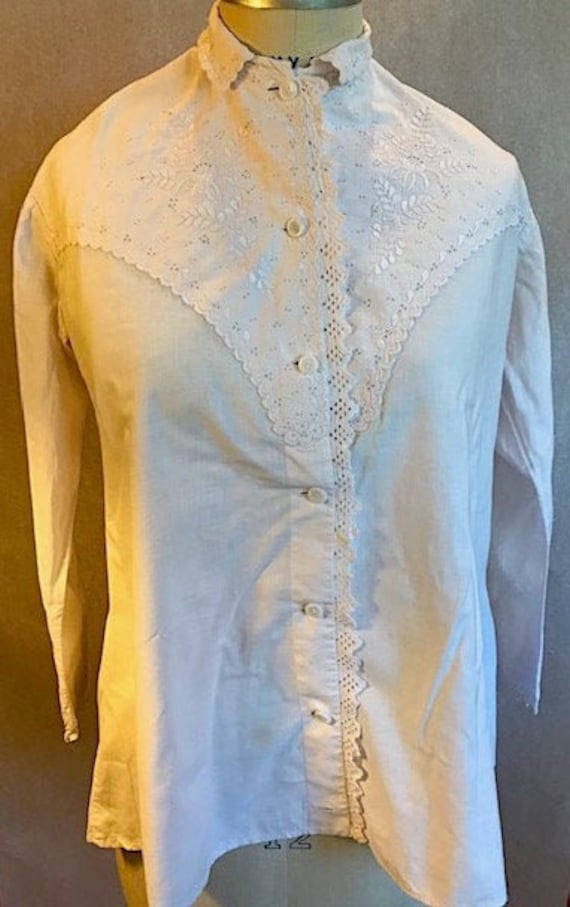 Edwardian Embroidered Blouse