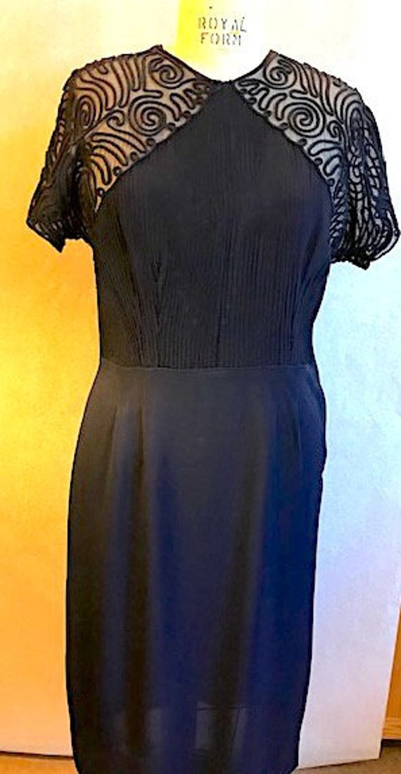 Sheer Shoulder Dress