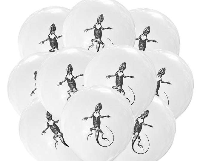 12ct Lizard Balloons, Lizard Birthday Theme, Lizard Party, Reptile Balloons Party Supply Ideas
