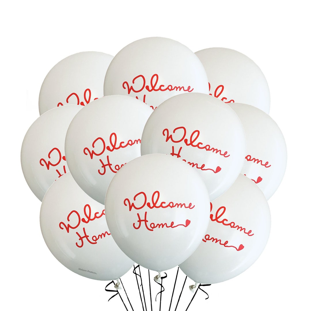 Welcome Home Balloons 12, New House Party Balloons, Homecoming Balloons