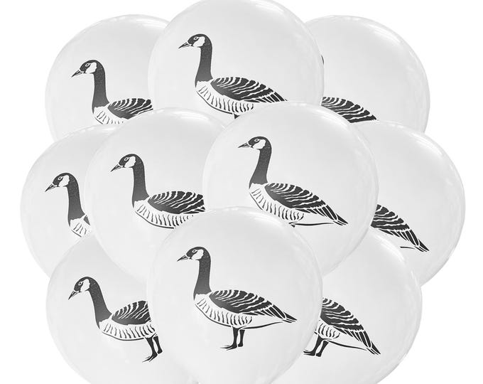 12ct Goose Balloons, Goose Birthday Theme, Geese Party, Goose Party Supply Ideas Party Decorations, Duck Balloons