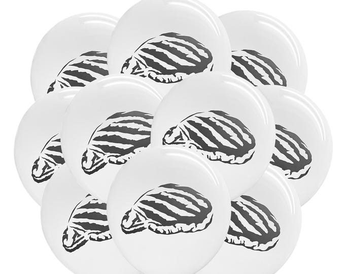 12ct Steak Balloons, Steak Birthday Theme, Grilling Party, Beef Birthday, BBQ Party Decorations, BBQ Balloons, Barbeque Balloons Party Ideas