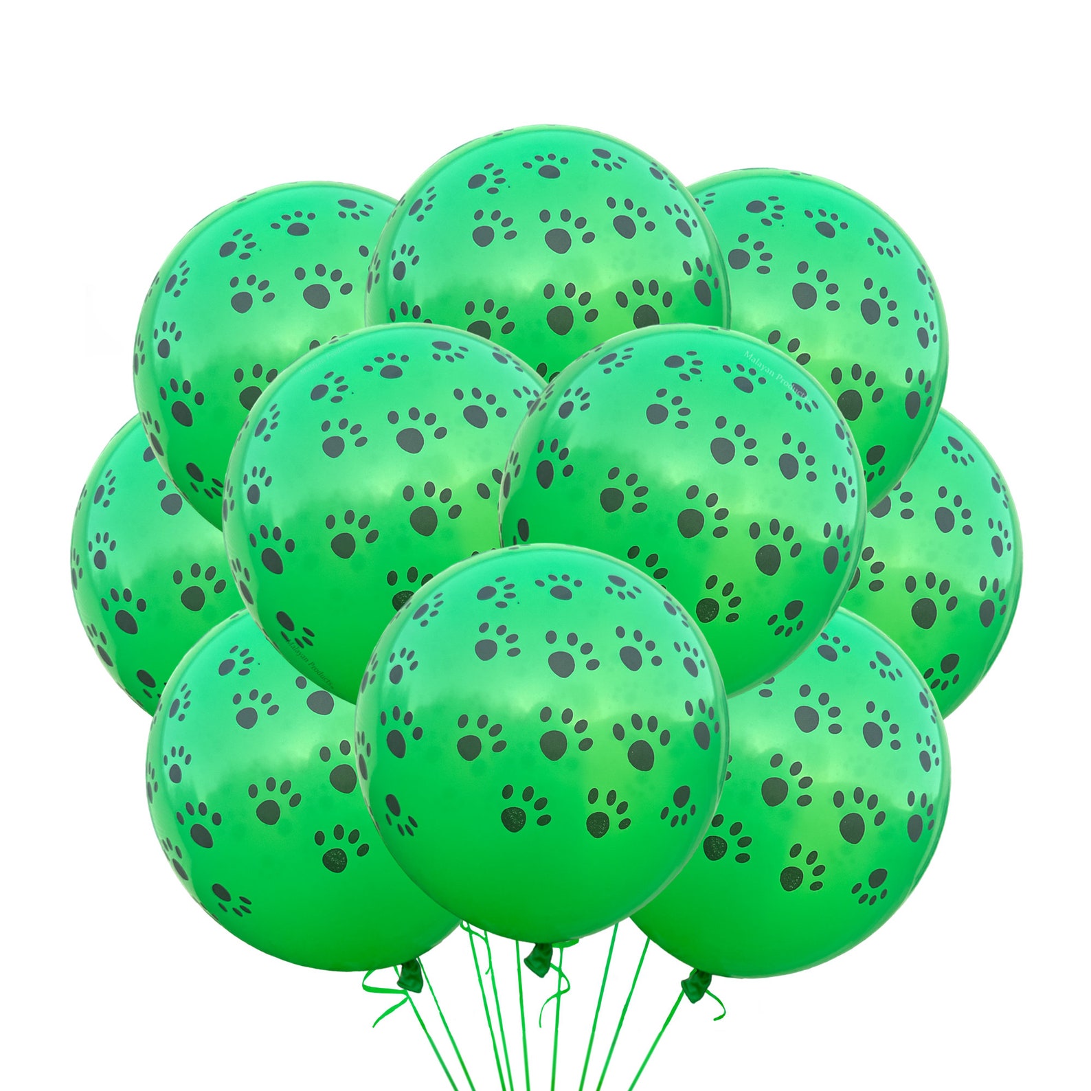 Paw Print Balloons Dog Party Birthday Party Balloons Paw Etsy