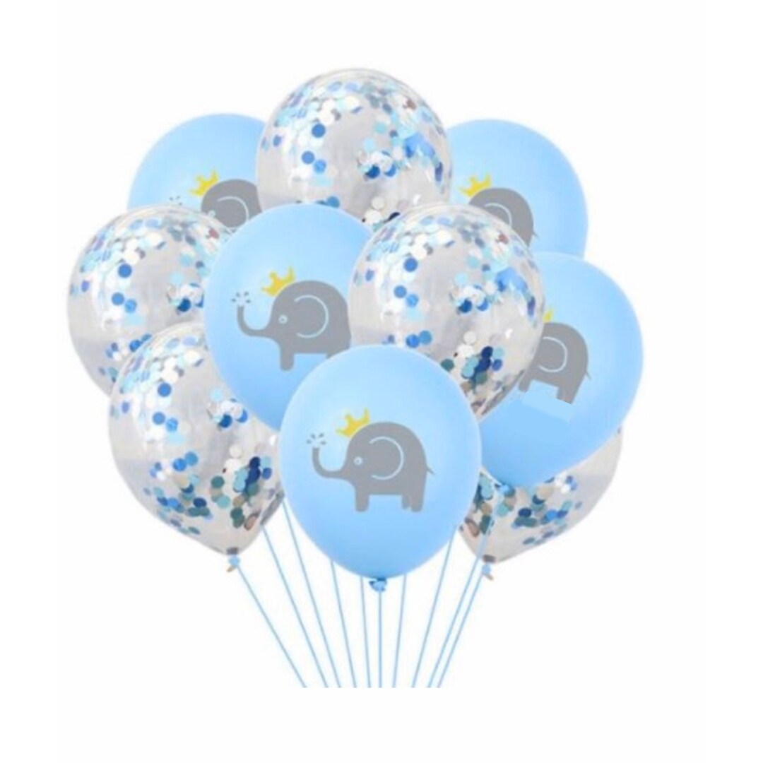 Elephant Baby Shower Balloons, Elephant Balloons, Baby Shower