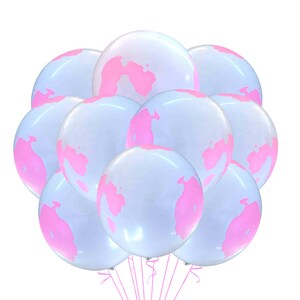 Pink Cow Balloons, 12&quot; Animal Balloons Moo Cow Birthday Party Balloons, Farm Theme Party, Farm Balloons, Holstein, Barnyard Party Balloons