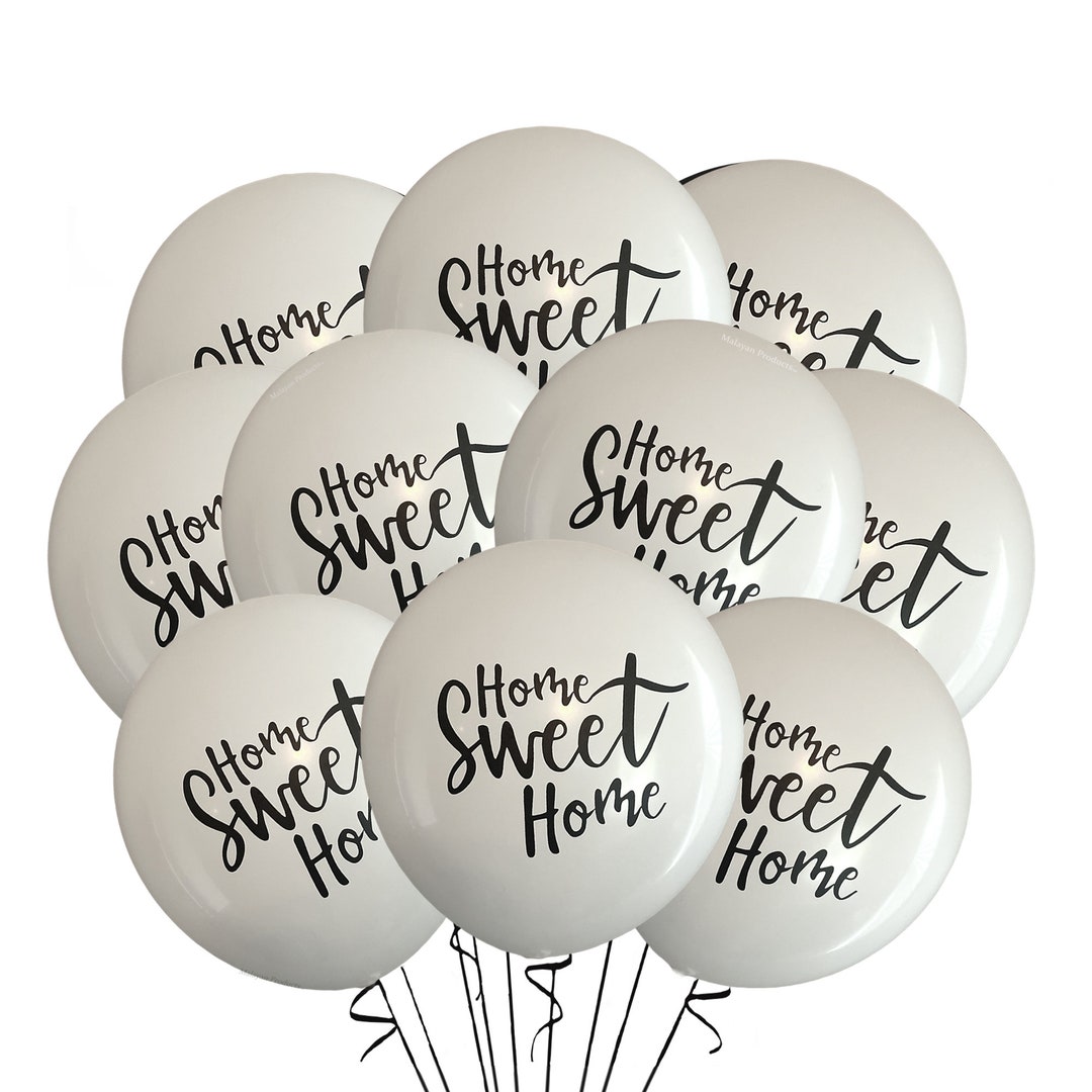 Home Sweet Home Balloons New House Party Balloons - Etsy