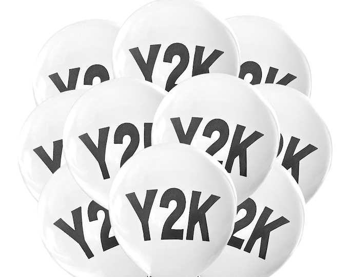 12ct Y2K Balloons, 2000s Birthday, Y2K Theme, 90's Fashion Balloons, Y2K Party Decorations Party supplies