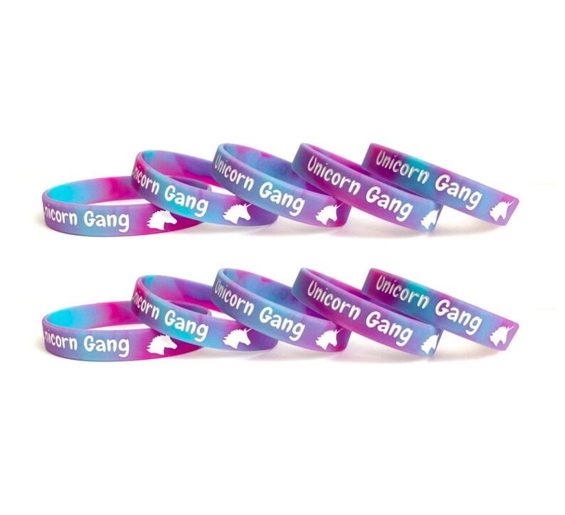 12 PACK Party Decor Kids Unicorn Party Event Unicorn Bracelets Unicorn Birthday Party Favors Unicorn Wristbands Unicorn Bag Fillers