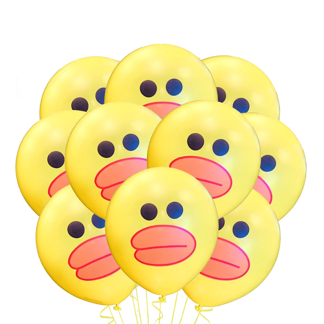 Duck Balloons 12 Rubber Duck Birthday Party Balloons Ugly Duck Balloons