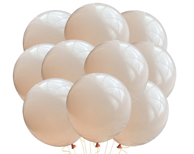 Pastel Pink Balloons, 12" Pink Chalk Balloons, Fancy Pink Decorations