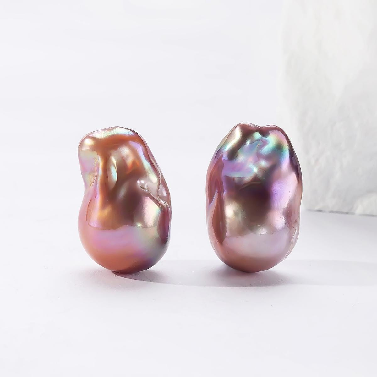 9-10 Mm Natürliche Rosa Barock Süßwasserperle Perlen