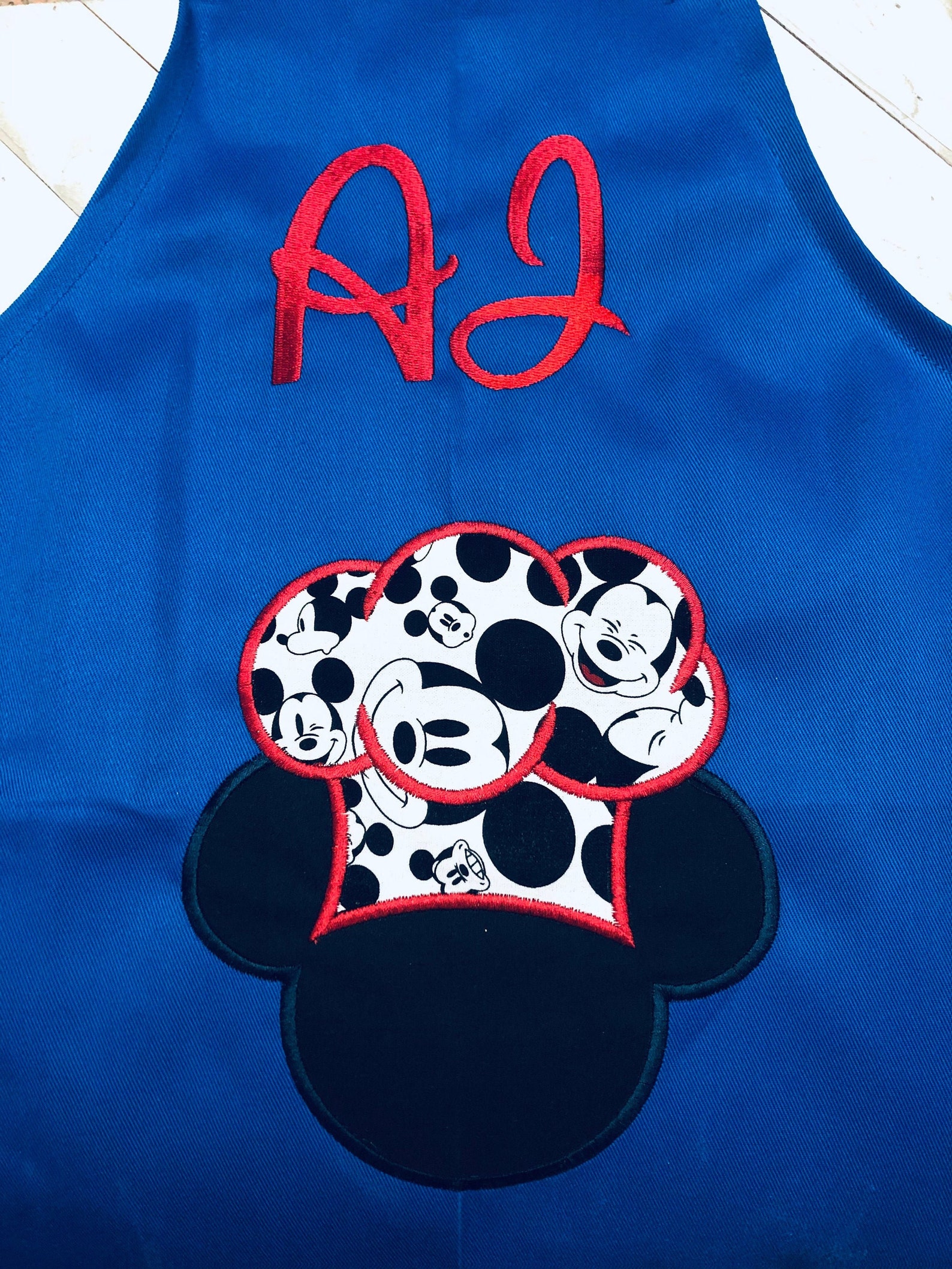 mickey mouse apron set