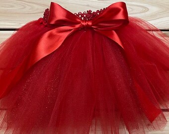 red christmas tutu