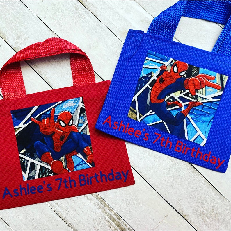 Spiderman Party goody bags SpiderMan party favor SpiderMan Etsy